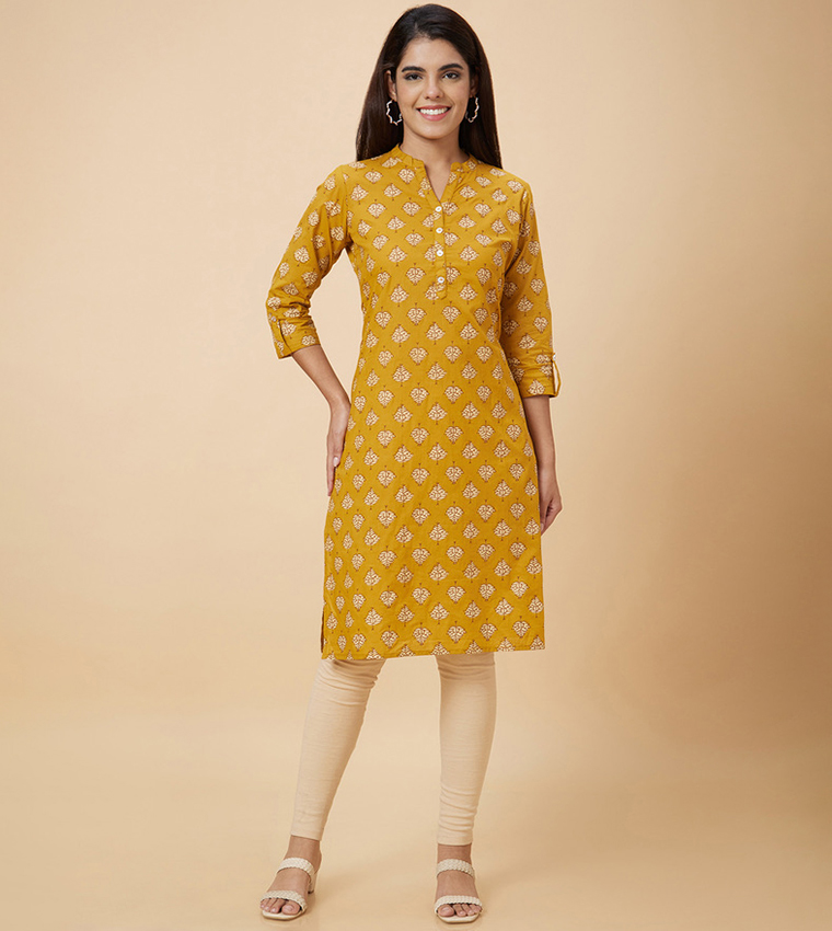 Printed Straight Kurta