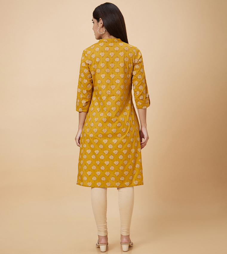 Printed Straight Kurta