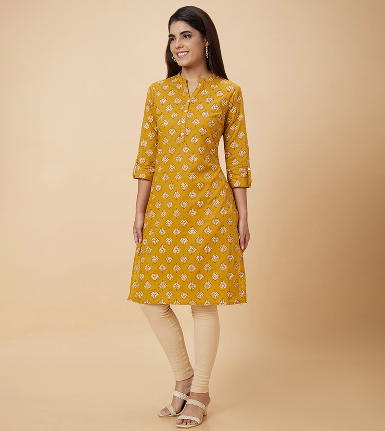 Printed Straight Kurta