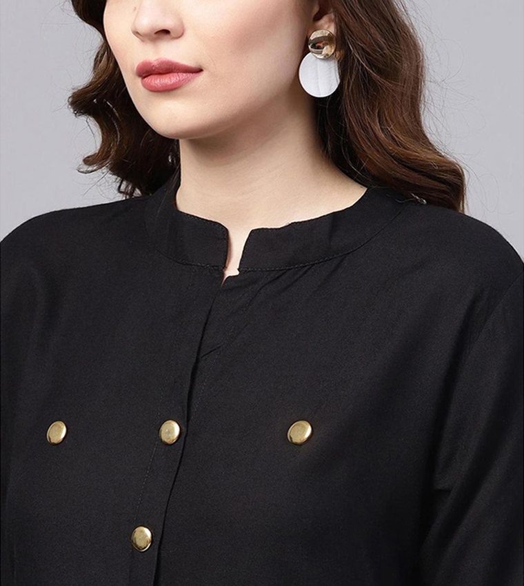 Solid Kurta with Trouser Set