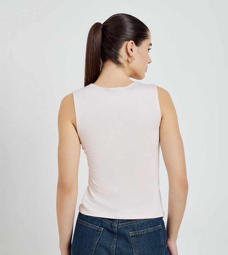 Ruched Fitted Top