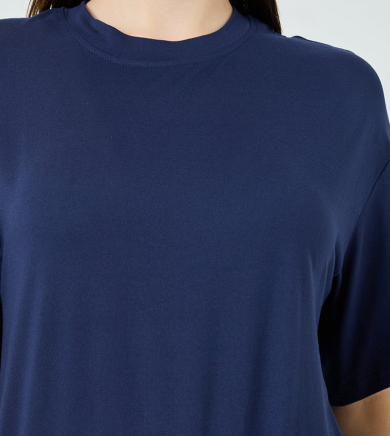 Solid Oversized T-Shirt