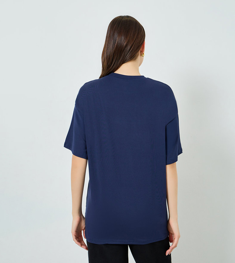 Solid Oversized T-Shirt
