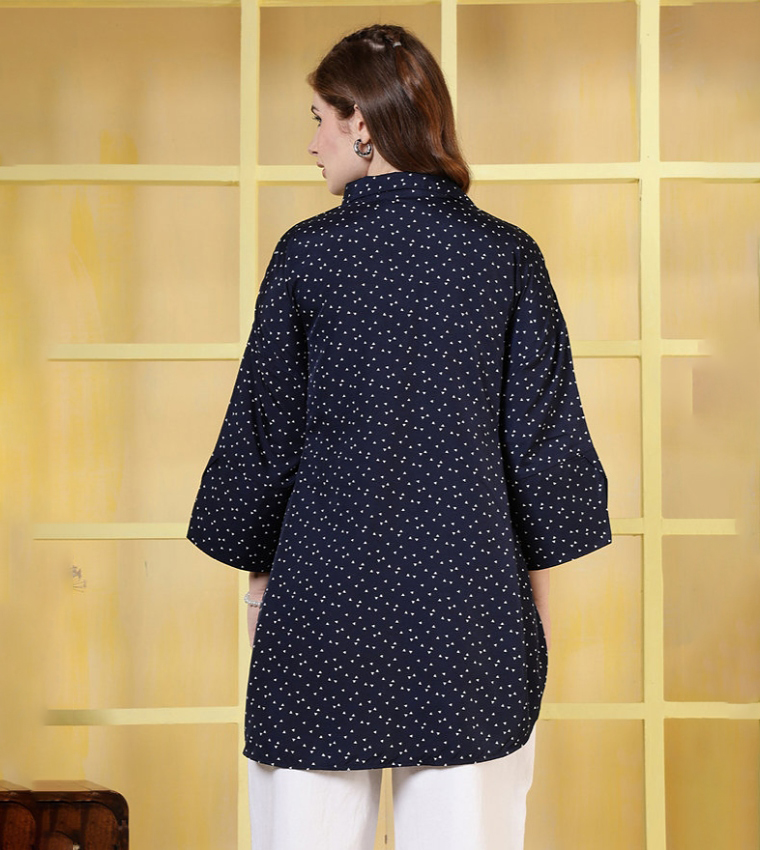 Polka Dot Print Top