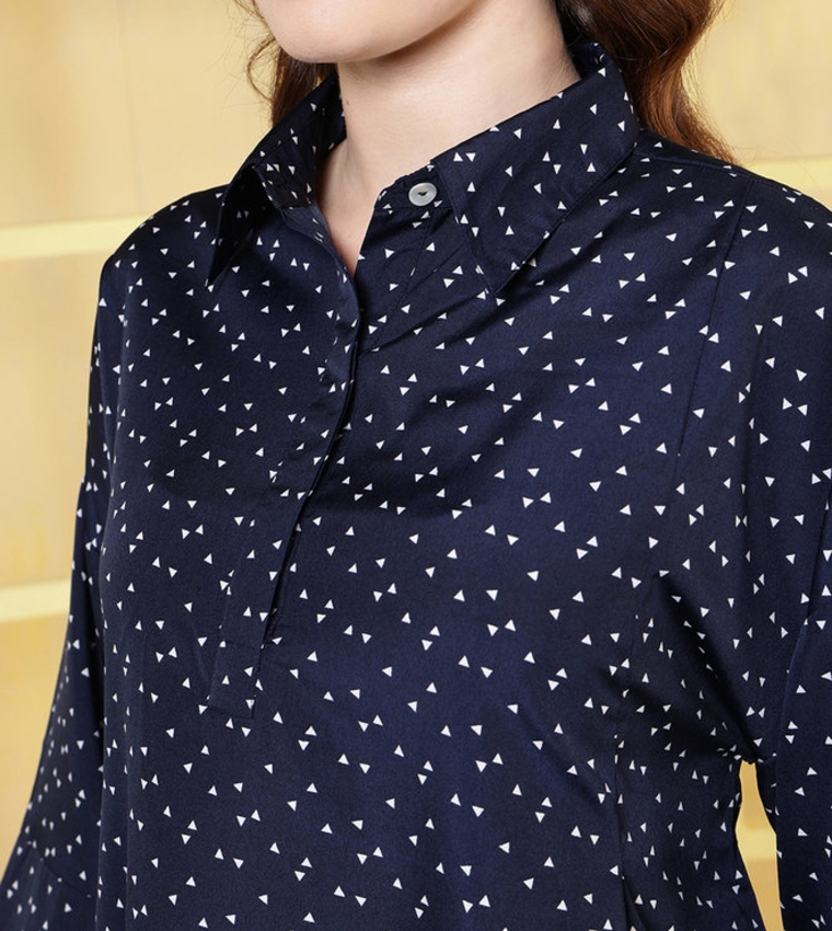 Polka Dot Print Top