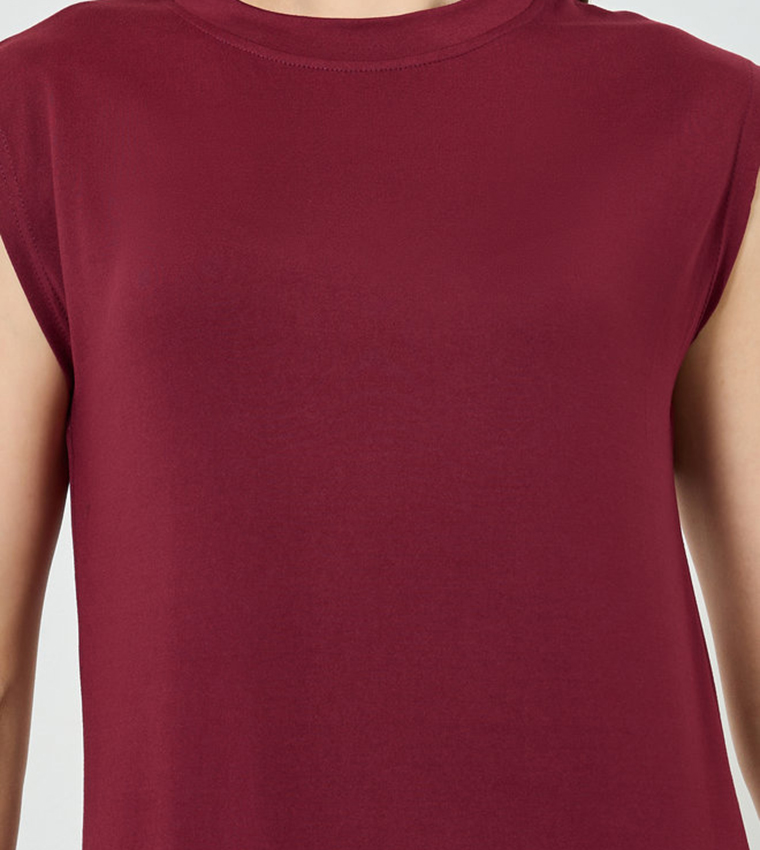 Pack of 2 Sleeveless Basic T-Shirts