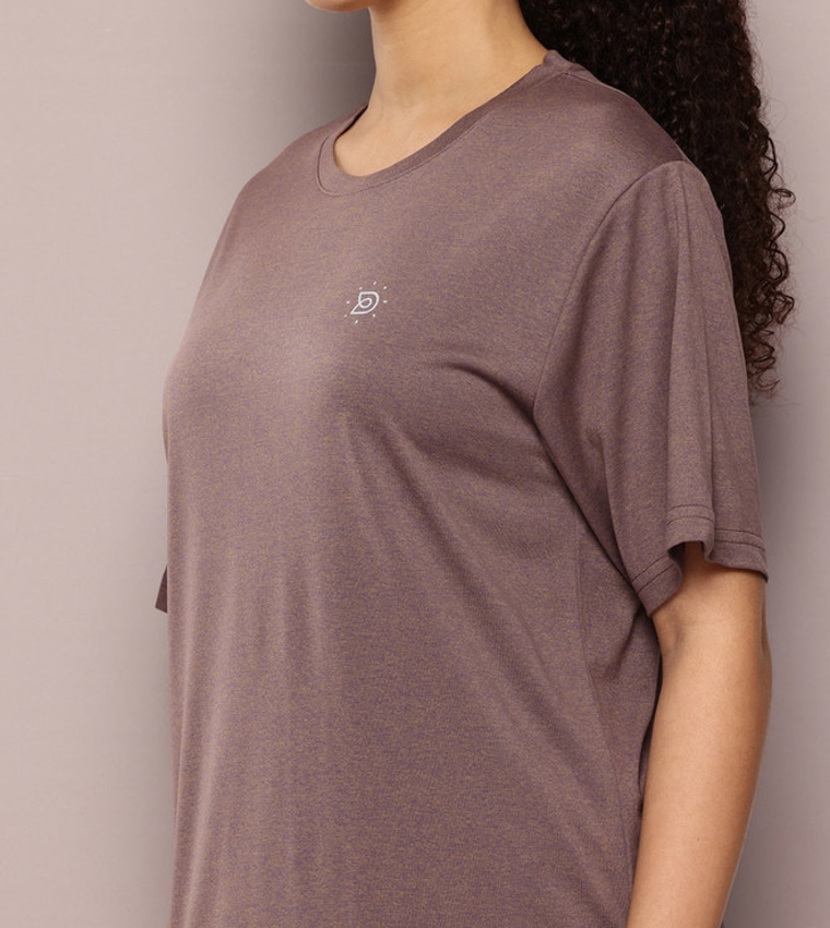 Solid Oversized Active T-Shirt