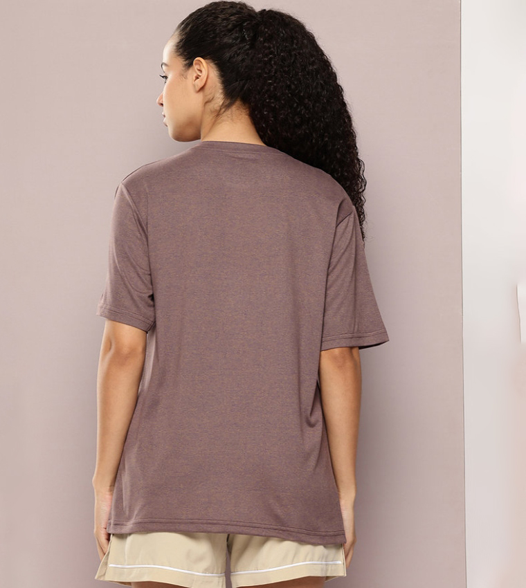 Solid Oversized Active T-Shirt