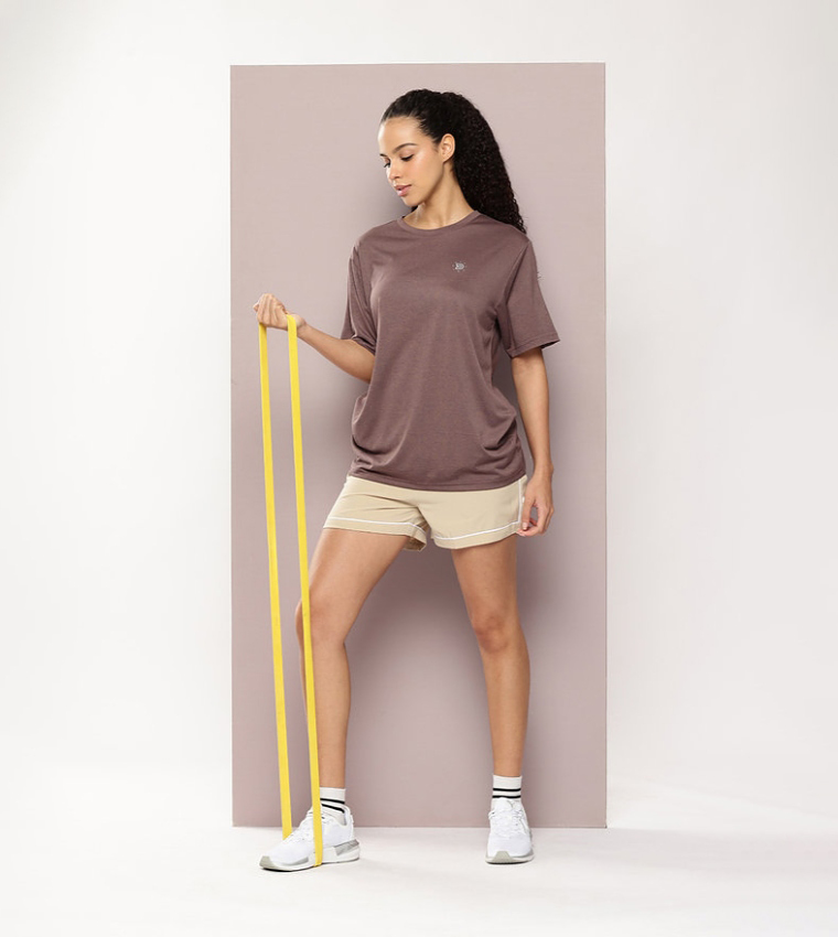 Solid Oversized Active T-Shirt