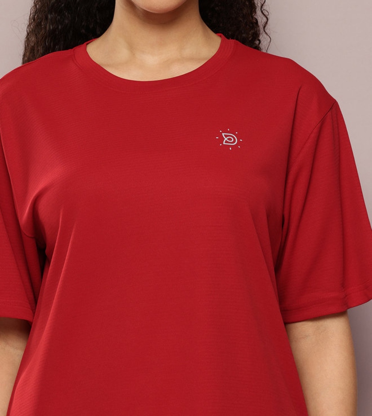 Solid Oversized T-Shirt
