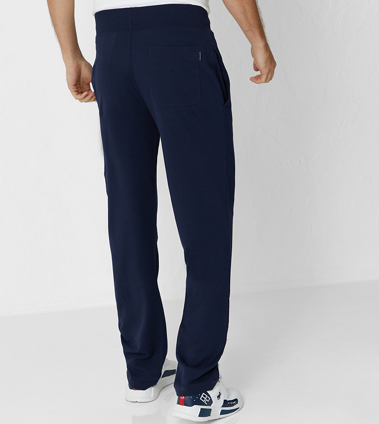 Logo Embroidered Straight Fit Joggers