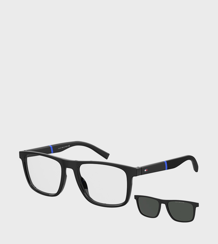 Full Rim Eyewear with Magnetic Sunglasses