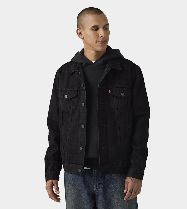 Long Sleeves Trucker Denim Jacket