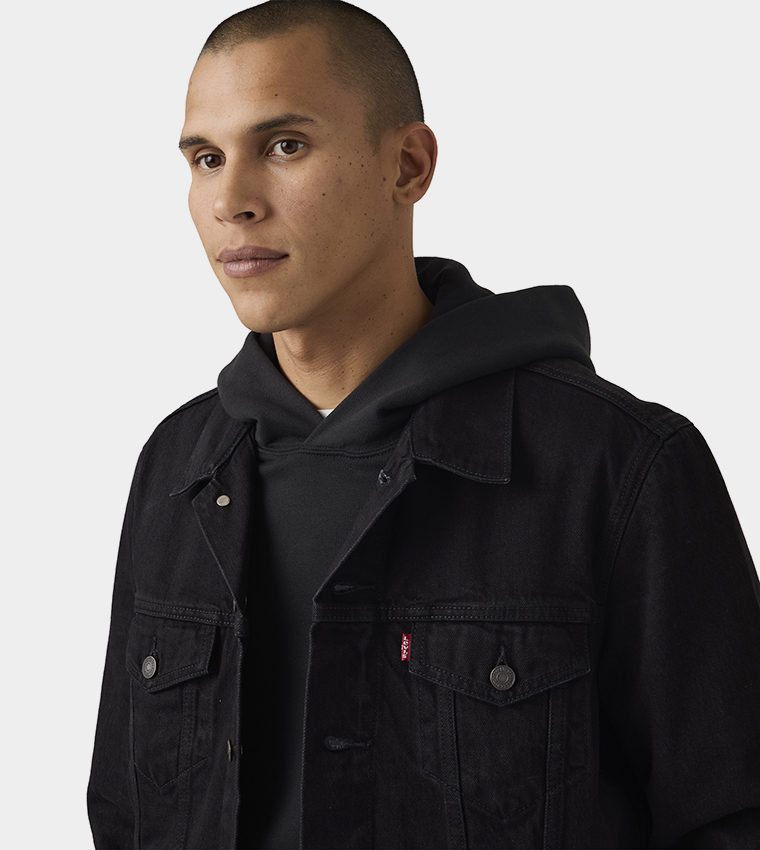 Long Sleeves Trucker Denim Jacket