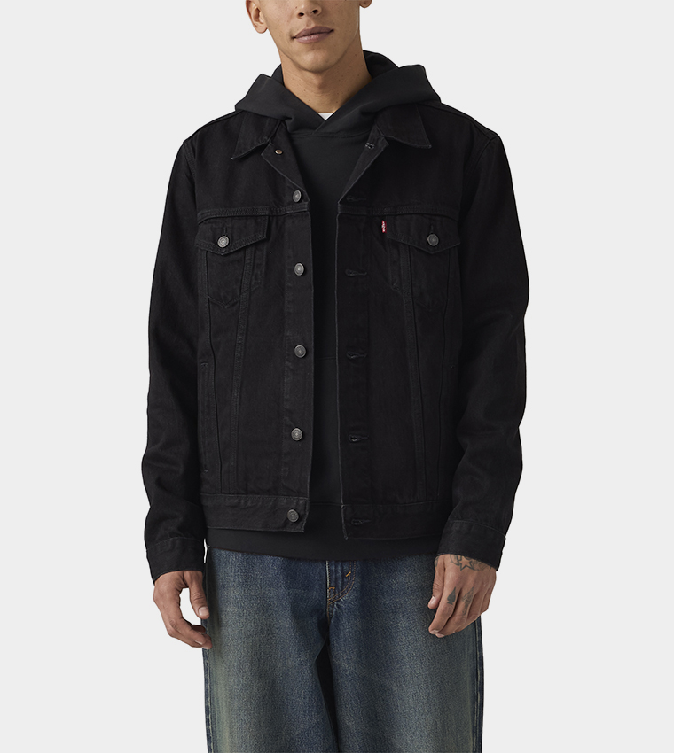 Long Sleeves Trucker Denim Jacket