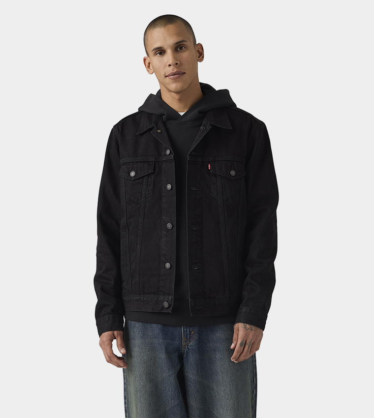 Long Sleeves Trucker Denim Jacket