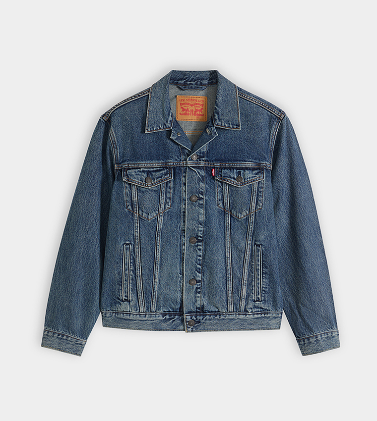 Long Sleeves Trucker Denim Jacket