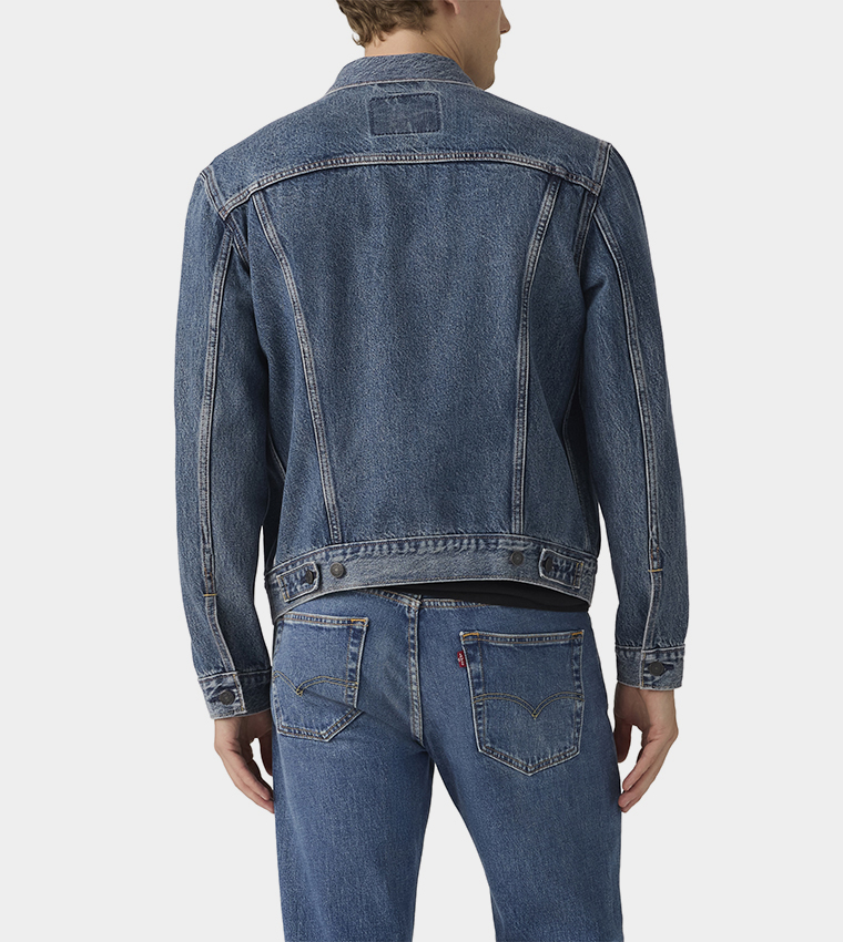 Long Sleeves Trucker Denim Jacket