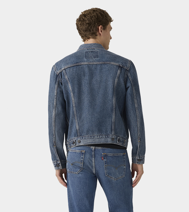 Long Sleeves Trucker Denim Jacket