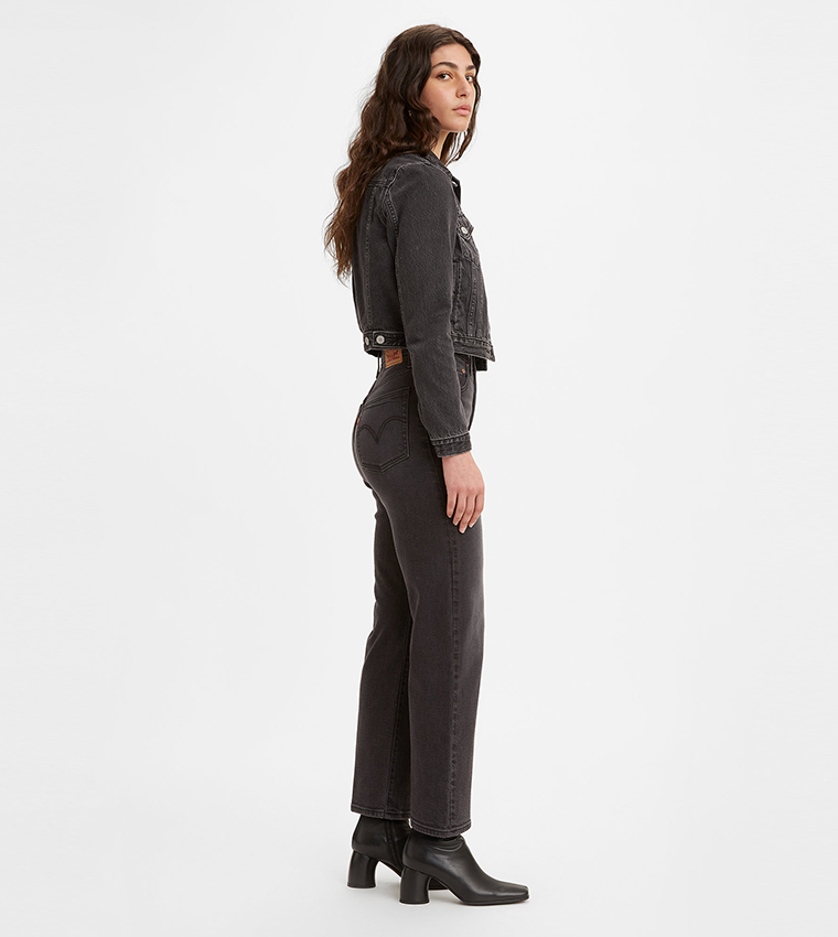 RIBCAGE Ankle Flared Jeans