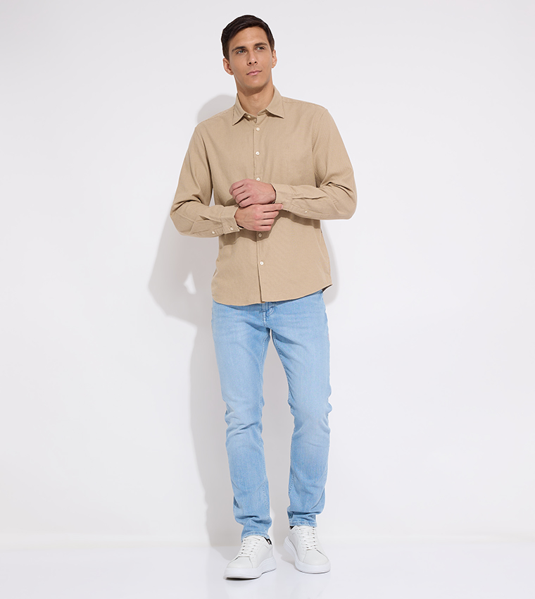 Solid Long Sleeves Shirt