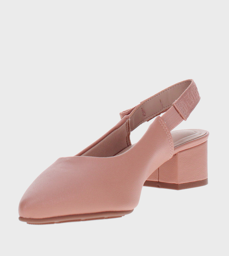 Textured Pointed Toe Pumps