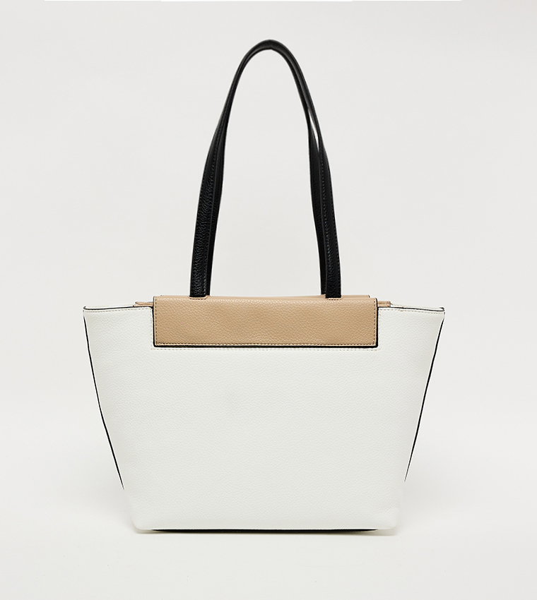 PENELOPE CLRBLK Color Block Tote Bag