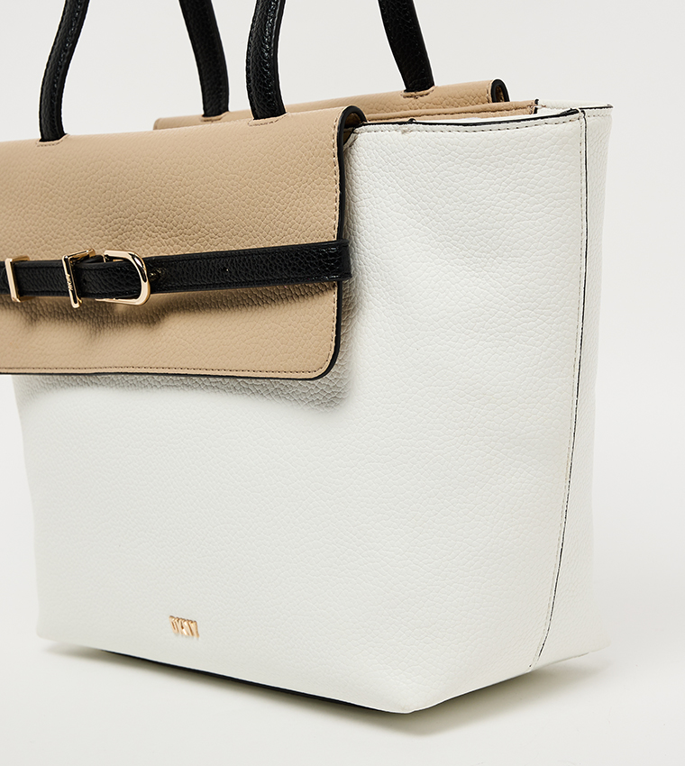 PENELOPE CLRBLK Color Block Tote Bag