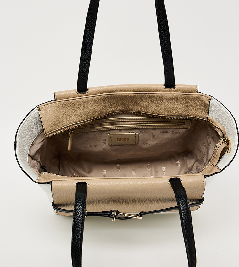 PENELOPE CLRBLK Color Block Tote Bag