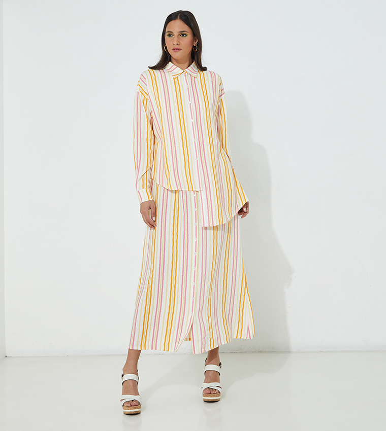 Buy Aeropostale Printed Viscose Slub 2 Pieces Maxi Dress In Multiple Colors | 6thstreet Qatar Buy Aeropostale Printed Viscose Slub 2 Pieces Maxi Dress In Multiple Colors | 6thstreet Qatar