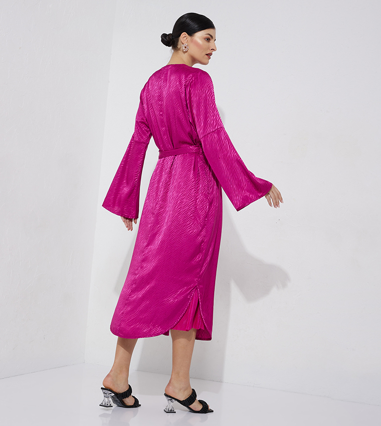 knee length dresses for ladies Snake Print Carla Midi Dress