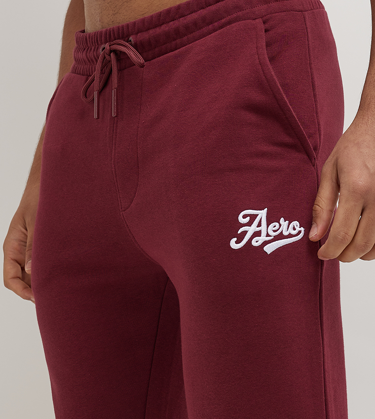 Aero Men's Logo Embroidered Joggers