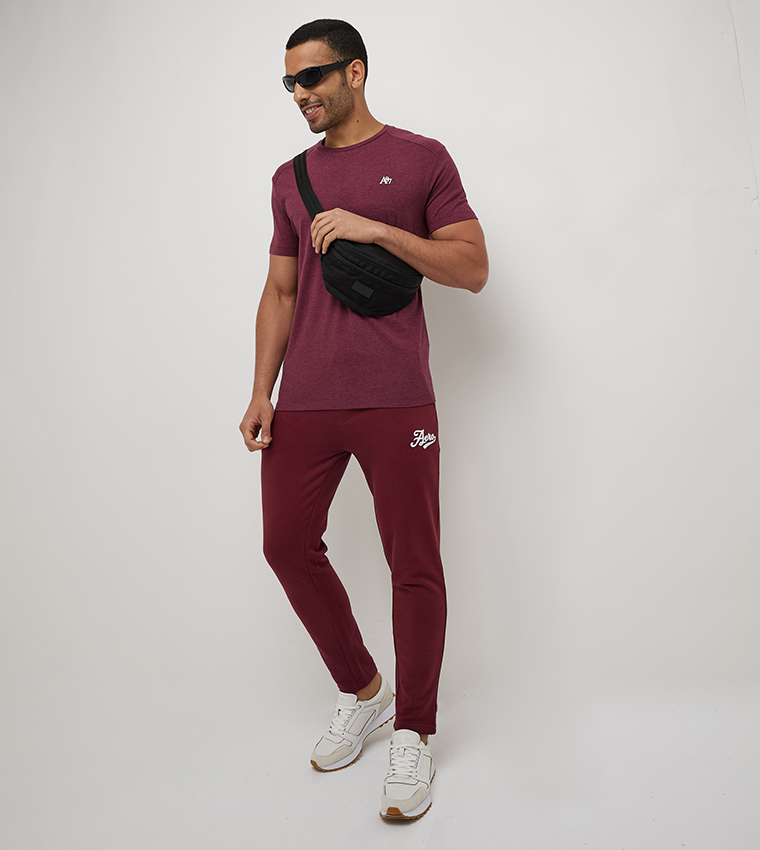 Aero Men's Logo Embroidered Joggers