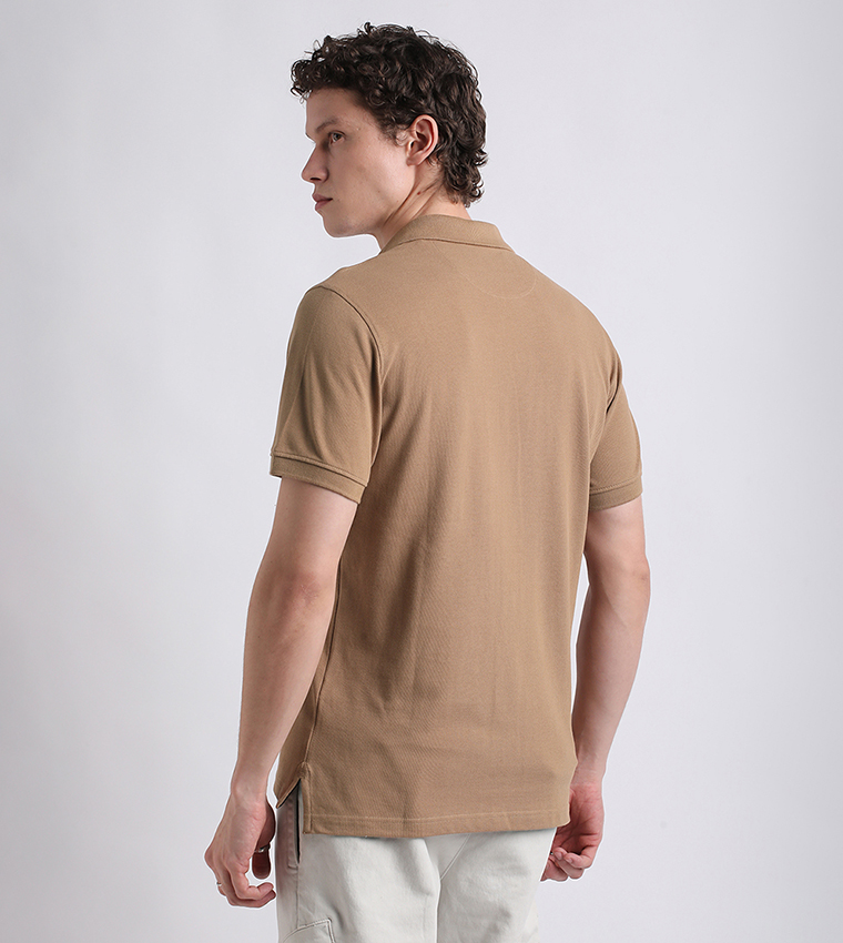 Aero Guys Logo Embroidered Polo T-Shirt