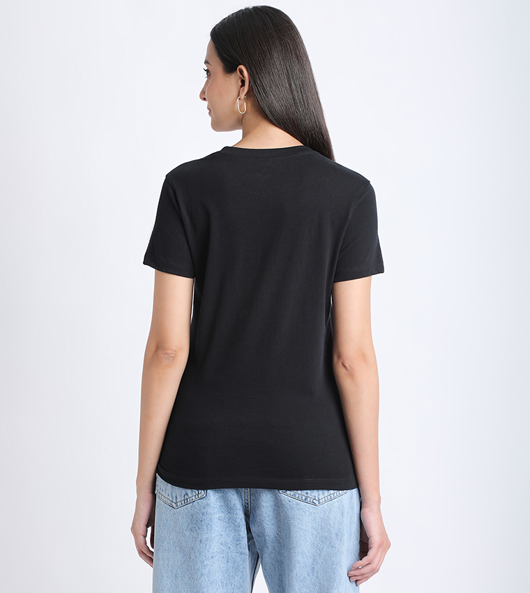 Aero Women Logo Embroidered T-Shirt