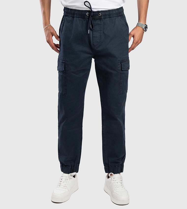 Aero Men's Drawstring Waist Cargo Pants