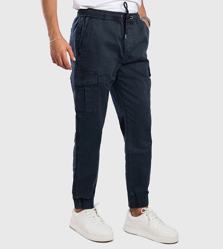 Aero Men's Drawstring Waist Cargo Pants