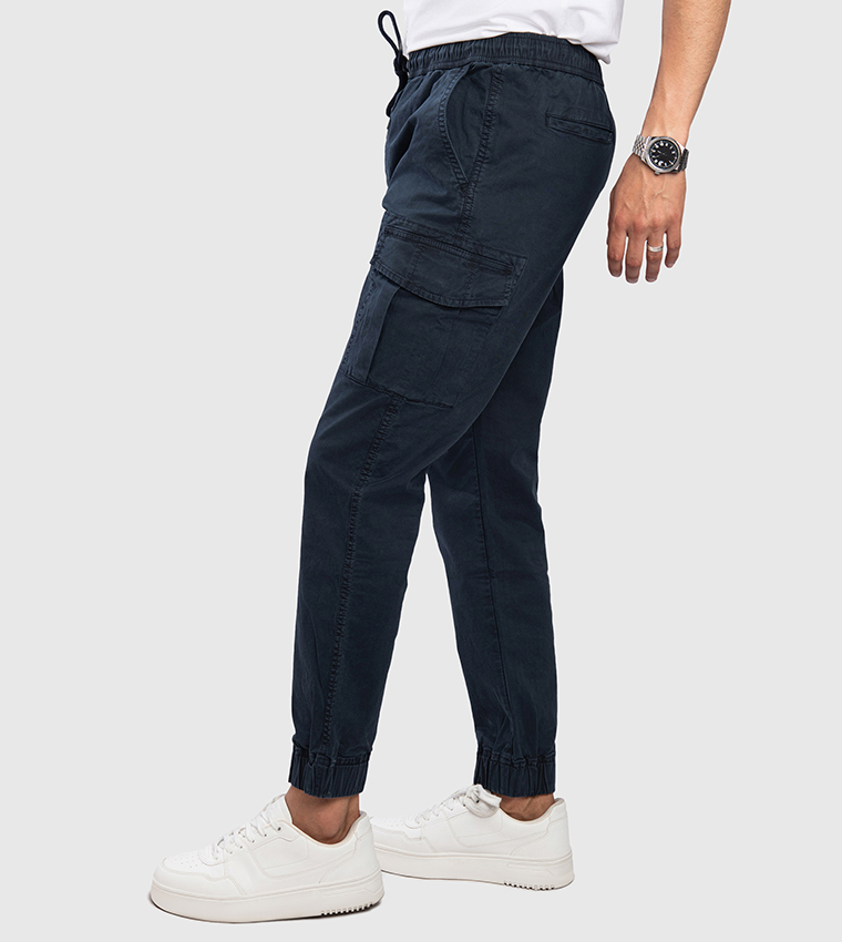 Aero Men's Drawstring Waist Cargo Pants