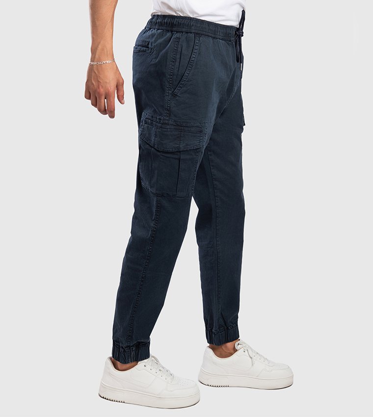 Aero Men's Drawstring Waist Cargo Pants