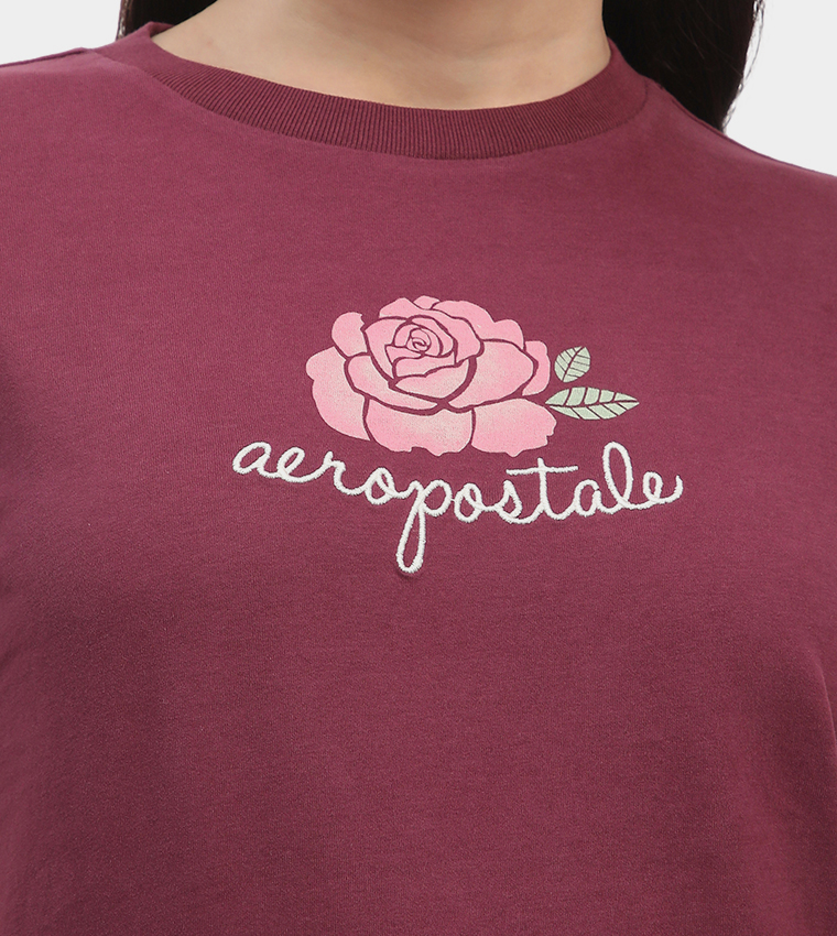 Aero Women's Logo Embroidered T-Shirt