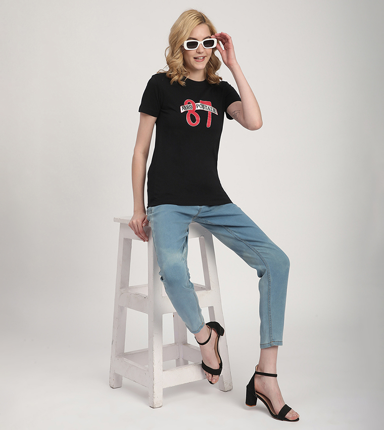 Aero Women's Logo Printed T-Shirt