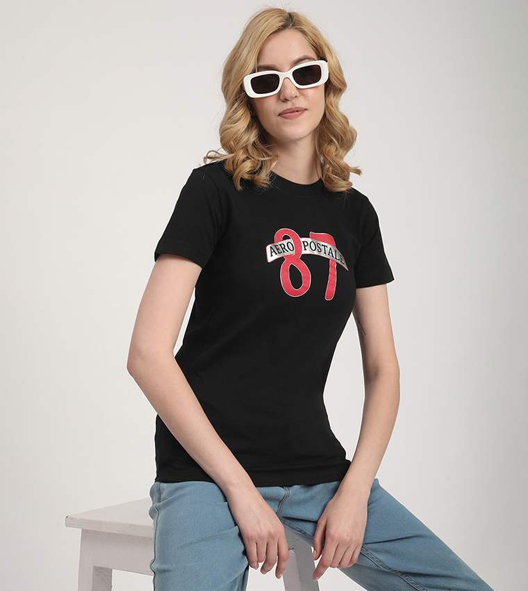 Aero Women's Logo Printed T-Shirt