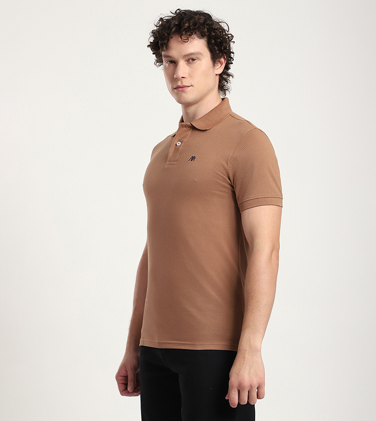 Aero Men's Logo Embroidered Polo T-Shirt