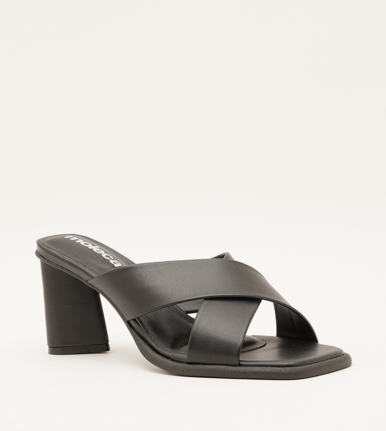 Greene Crossover Strap Heel Sandals