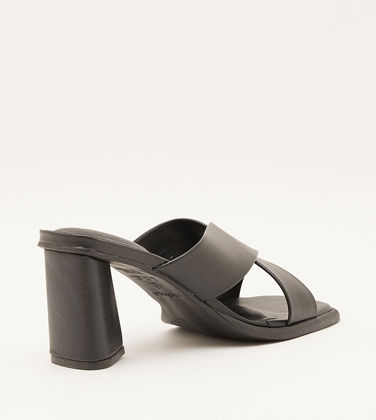 Greene Crossover Strap Heel Sandals