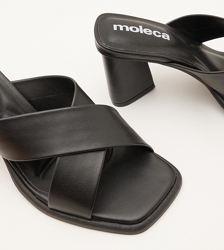 Greene Crossover Strap Heel Sandals