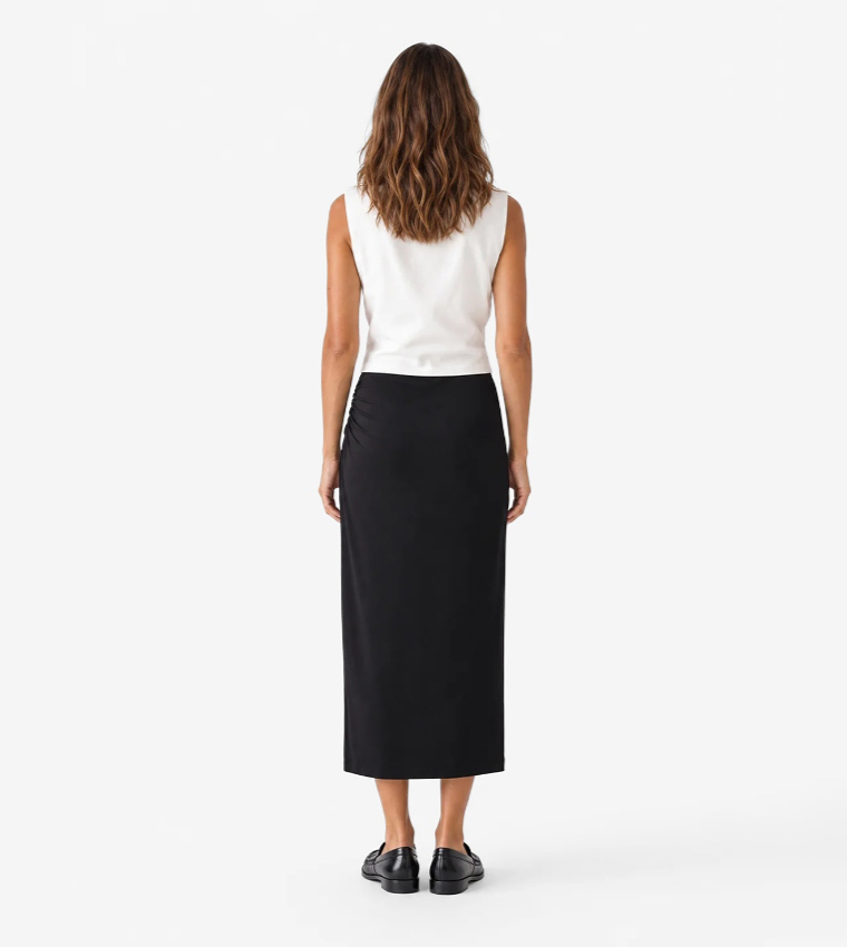 كوتون  تنانير ميدي - أسود Short Sleeve T-Shirts