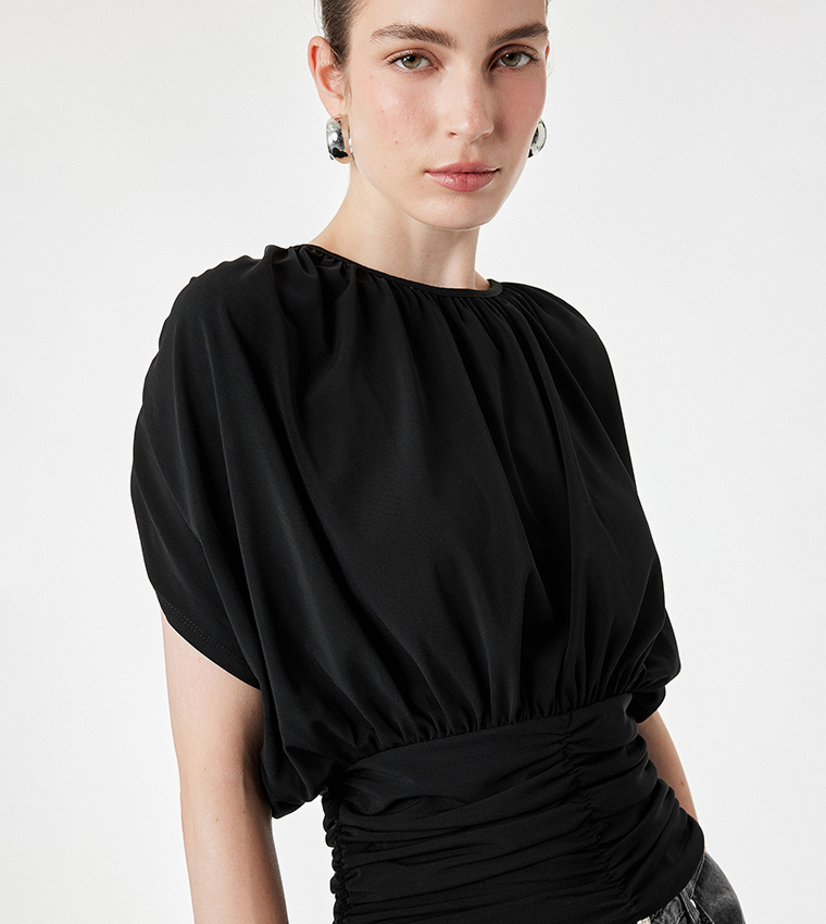 كوتون  توبات بلا أكمام  - أسود Sleeveless Tops