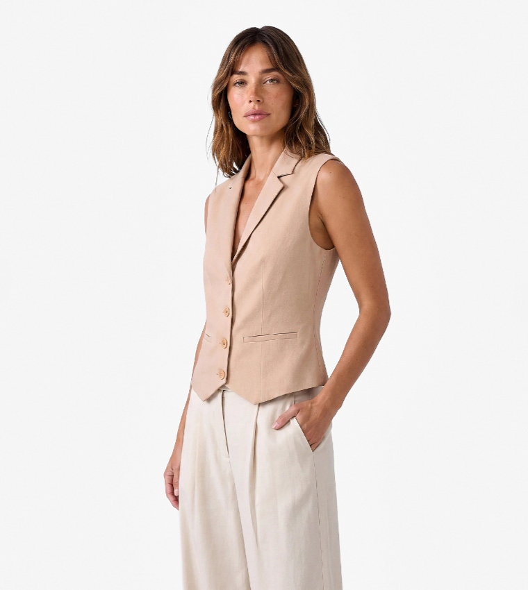 Koton  Waistcoats - Beige Shirts
