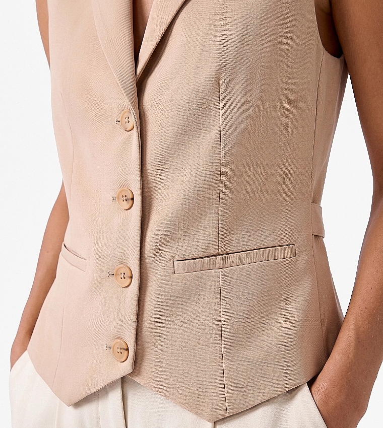 Koton  Waistcoats - Beige Shirts